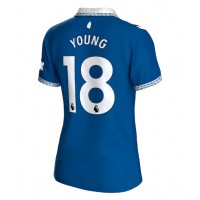 Zenski Nogometni Dres Everton Ashley Young #18 Domaci 2023-24 Kratak Rukav